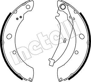 Metelli 53-0481 - Bremžu loku komplekts www.autospares.lv