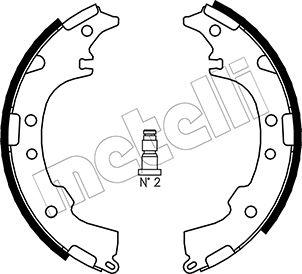 Metelli 53-0434 - Bremžu loku komplekts www.autospares.lv