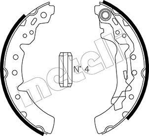 Metelli 53-0432 - Bremžu loku komplekts www.autospares.lv