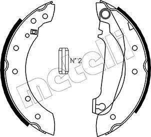 Metelli 53-0476 - Bremžu loku komplekts www.autospares.lv