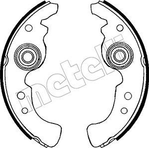 Metelli 53-0556 - Bremžu loku komplekts autospares.lv