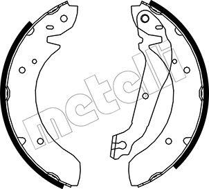 Metelli 53-0584 - Bremžu loku komplekts autospares.lv