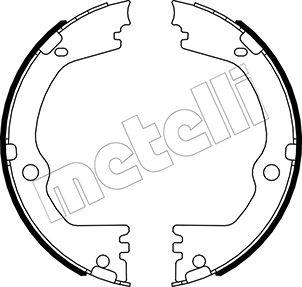 Metelli 53-0532 - Brake Shoe Set, parking brake www.autospares.lv