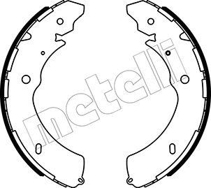 Metelli 53-0572 - Bremžu loku komplekts www.autospares.lv