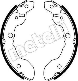 Metelli 53-0631 - Bremžu loku komplekts www.autospares.lv