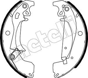 Metelli 53-0624Y - Bremžu loku komplekts autospares.lv