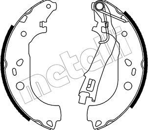 Metelli 53-0099 - Brake Shoe Set www.autospares.lv