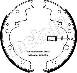 Metelli 53-0065 - Bremžu loku komplekts www.autospares.lv