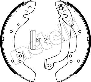 Metelli 53-0062 - Bremžu loku komplekts autospares.lv