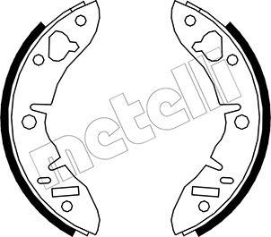 Metelli 53-0004 - Brake Shoe Set www.autospares.lv