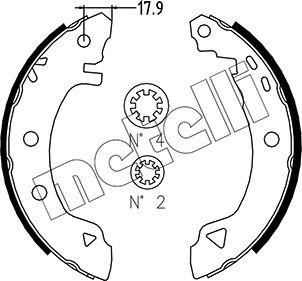 Metelli 53-0001 - Bremžu loku komplekts www.autospares.lv