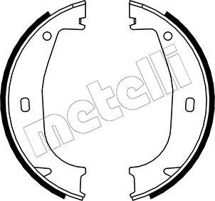 Metelli 53-0016 - Bremžu loku kompl., Stāvbremze autospares.lv