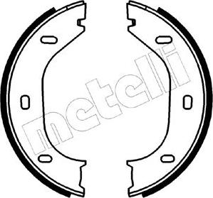 Metelli 53-0011 - Bremžu loku kompl., Stāvbremze autospares.lv