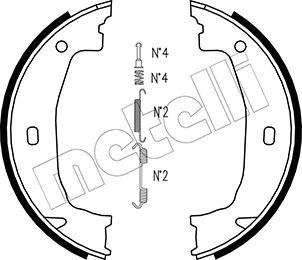 Metelli 53-0018K - Bremžu loku kompl., Stāvbremze www.autospares.lv