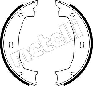 Metelli 53-0018 - Bremžu loku kompl., Stāvbremze autospares.lv