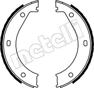 Metelli 53-0013 - Bremžu loku kompl., Stāvbremze www.autospares.lv