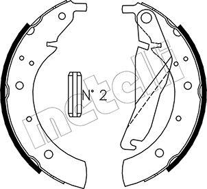 Metelli 53-0012 - Bremžu loku komplekts www.autospares.lv