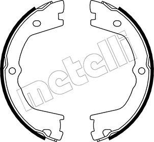 Metelli 53-0086 - Bremžu loku kompl., Stāvbremze www.autospares.lv