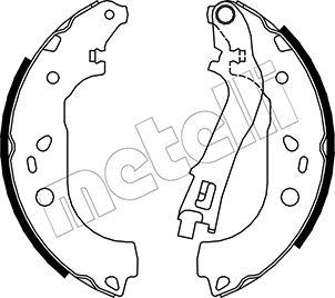 Metelli 53-0088 - Bremžu loku komplekts autospares.lv