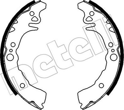 Metelli 53-0039 - Bremžu loku komplekts autospares.lv