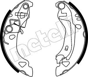 Metelli 53-0070 - Bremžu loku komplekts www.autospares.lv