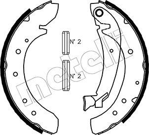 Metelli 53-0073 - Brake Shoe Set www.autospares.lv