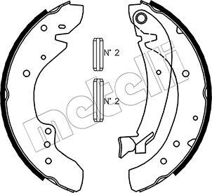 Metelli 53-0072 - Bremžu loku komplekts www.autospares.lv