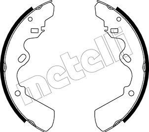 Metelli 53-0190 - Brake Shoe Set www.autospares.lv