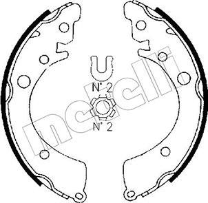 Metelli 53-0149 - Bremžu loku komplekts autospares.lv