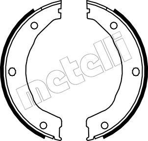 Metelli 53-0145 - Bremžu loku kompl., Stāvbremze autospares.lv