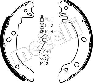 Metelli 53-0118K - Bremžu loku komplekts www.autospares.lv