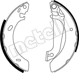 Metelli 53-0120 - Bremžu loku komplekts autospares.lv