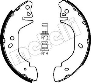 Metelli 53-0122 - Bremžu loku komplekts autospares.lv