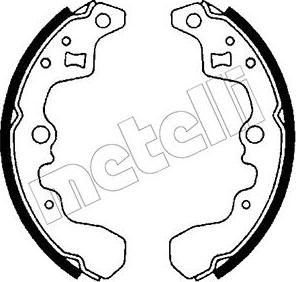 Metelli 53-0391 - Bremžu loku komplekts www.autospares.lv