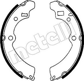 Metelli 53-0393 - Bremžu loku komplekts www.autospares.lv