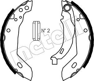 Metelli 53-0344 - Bremžu loku komplekts autospares.lv