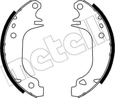 Metelli 53-0343 - Bremžu loku komplekts www.autospares.lv