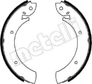 Metelli 53-0342 - Brake Shoe Set www.autospares.lv