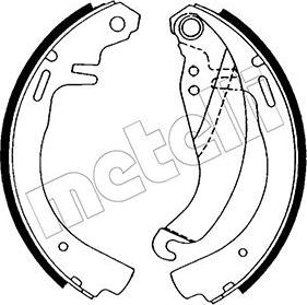 Metelli 53-0303 - Bremžu loku komplekts autospares.lv