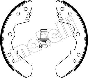 Metelli 53-0310 - Bremžu loku komplekts www.autospares.lv