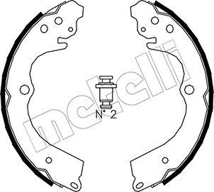 Metelli 53-0384 - Bremžu loku komplekts www.autospares.lv