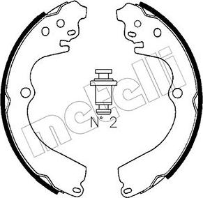 Metelli 53-0383 - Bremžu loku komplekts autospares.lv