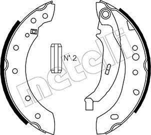 Metelli 53-0332 - Bremžu loku komplekts www.autospares.lv