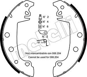 Metelli 53-0324K - Bremžu loku komplekts www.autospares.lv