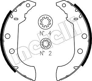 Metelli 53-0323 - Bremžu loku komplekts www.autospares.lv