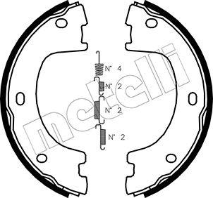 Metelli 53-0249K - Bremžu loku kompl., Stāvbremze www.autospares.lv