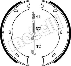 Metelli 53-0246K - Bremžu loku kompl., Stāvbremze www.autospares.lv