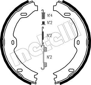 Metelli 53-0243K - Bremžu loku kompl., Stāvbremze www.autospares.lv