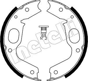 Metelli 53-0264 - Bremžu loku kompl., Stāvbremze www.autospares.lv