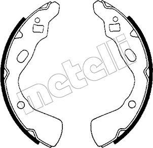 Metelli 53-0206 - Bremžu loku komplekts www.autospares.lv